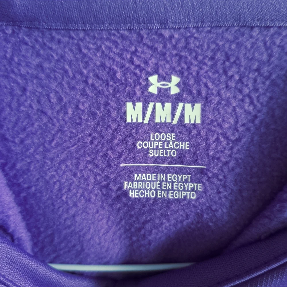 😃NWT UNDER ARMOUR FLEECE HOODIE - Picture 3 of 6